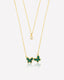 Mira malachite necklace