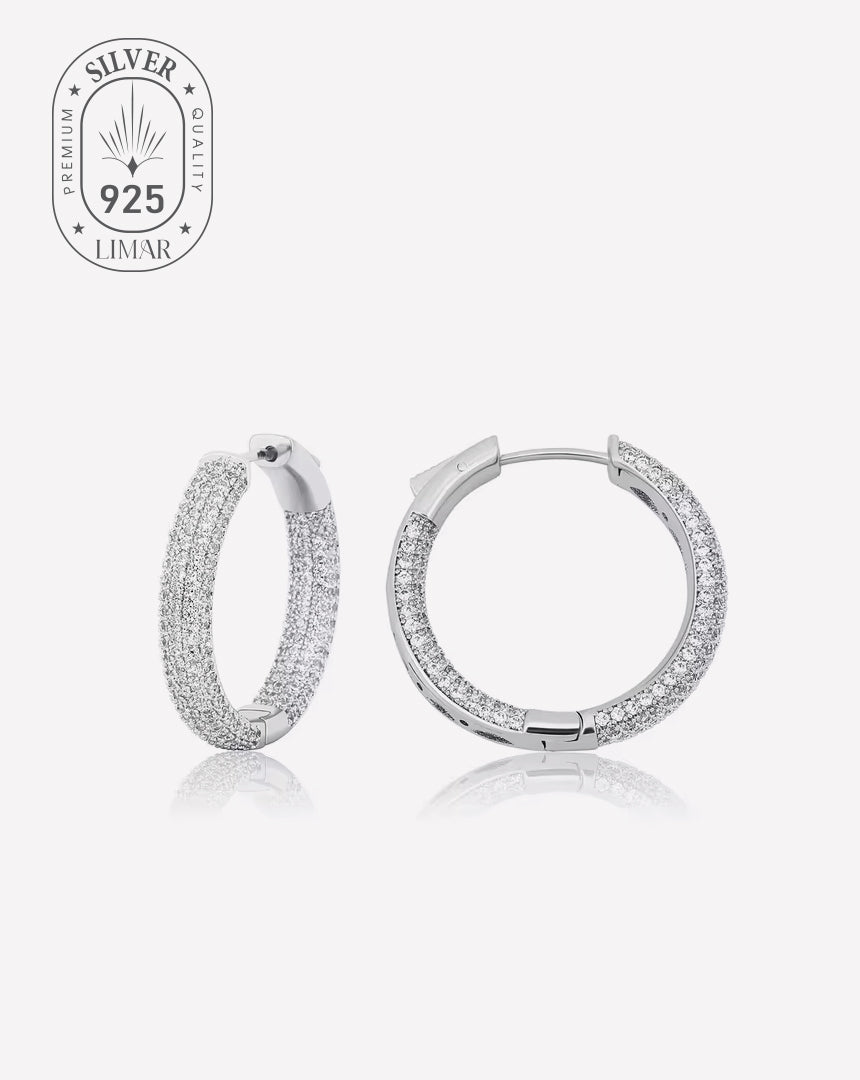 Hoops Silver Earring