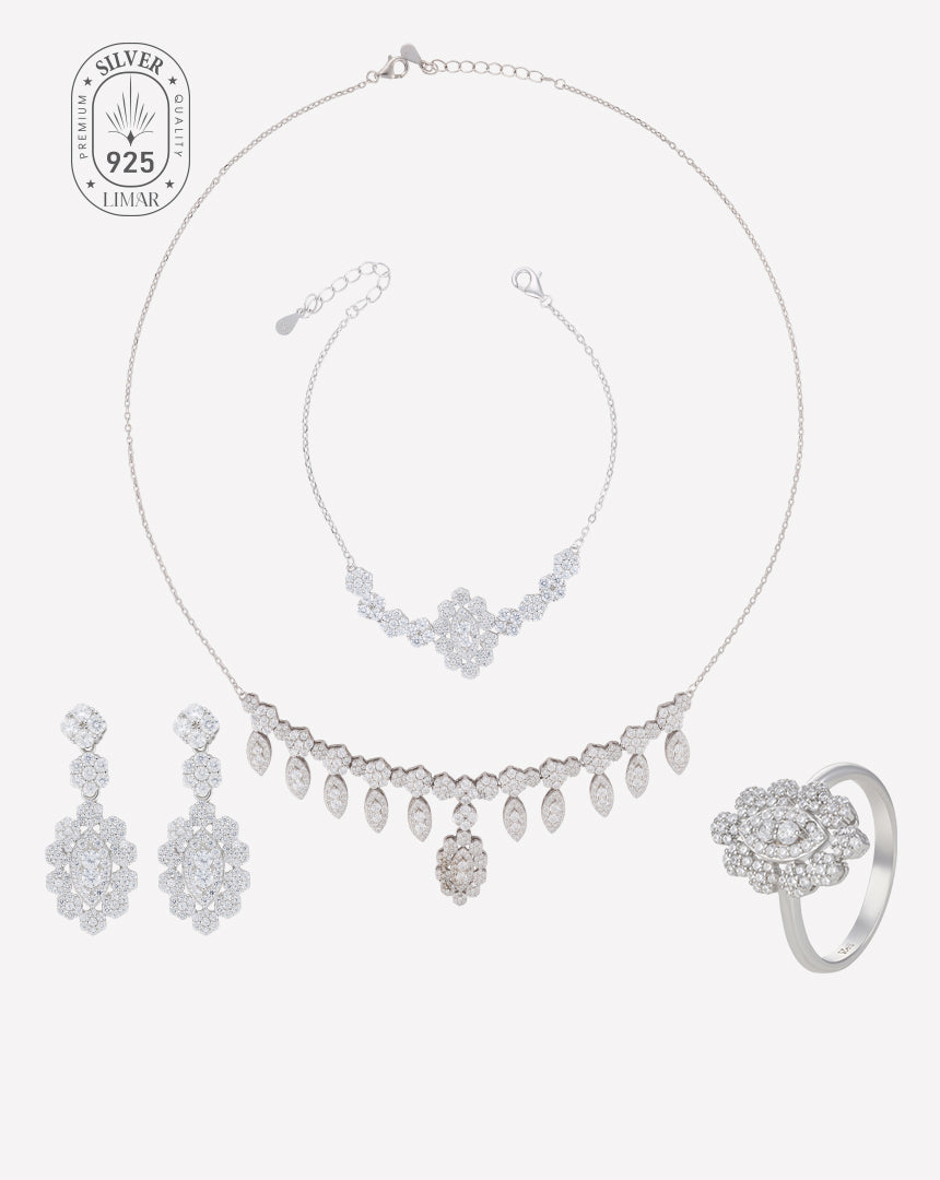 Oval Silver Set
