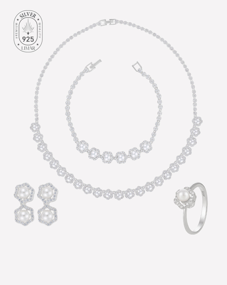 Perla Silver Set