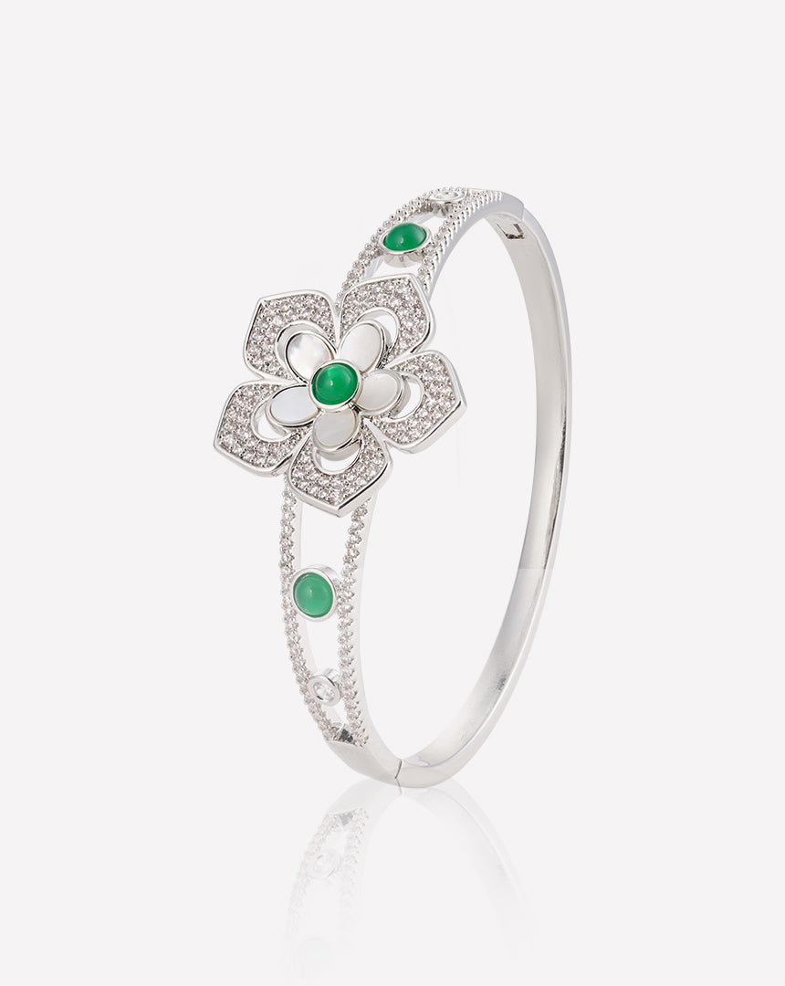 Mira Flower Bangle Secondary image