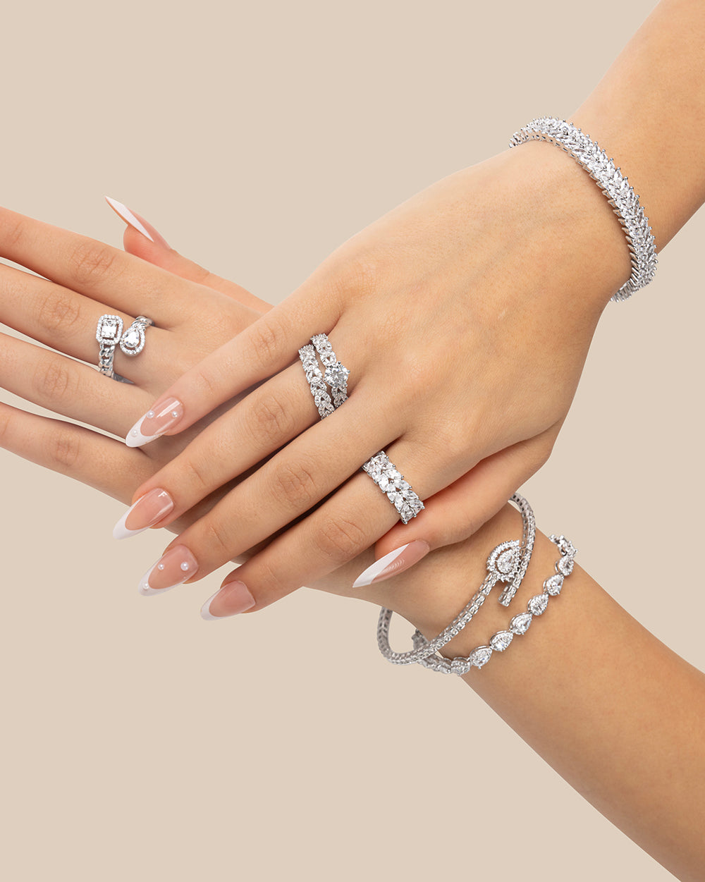 Vera Silver Bangle Secondary image