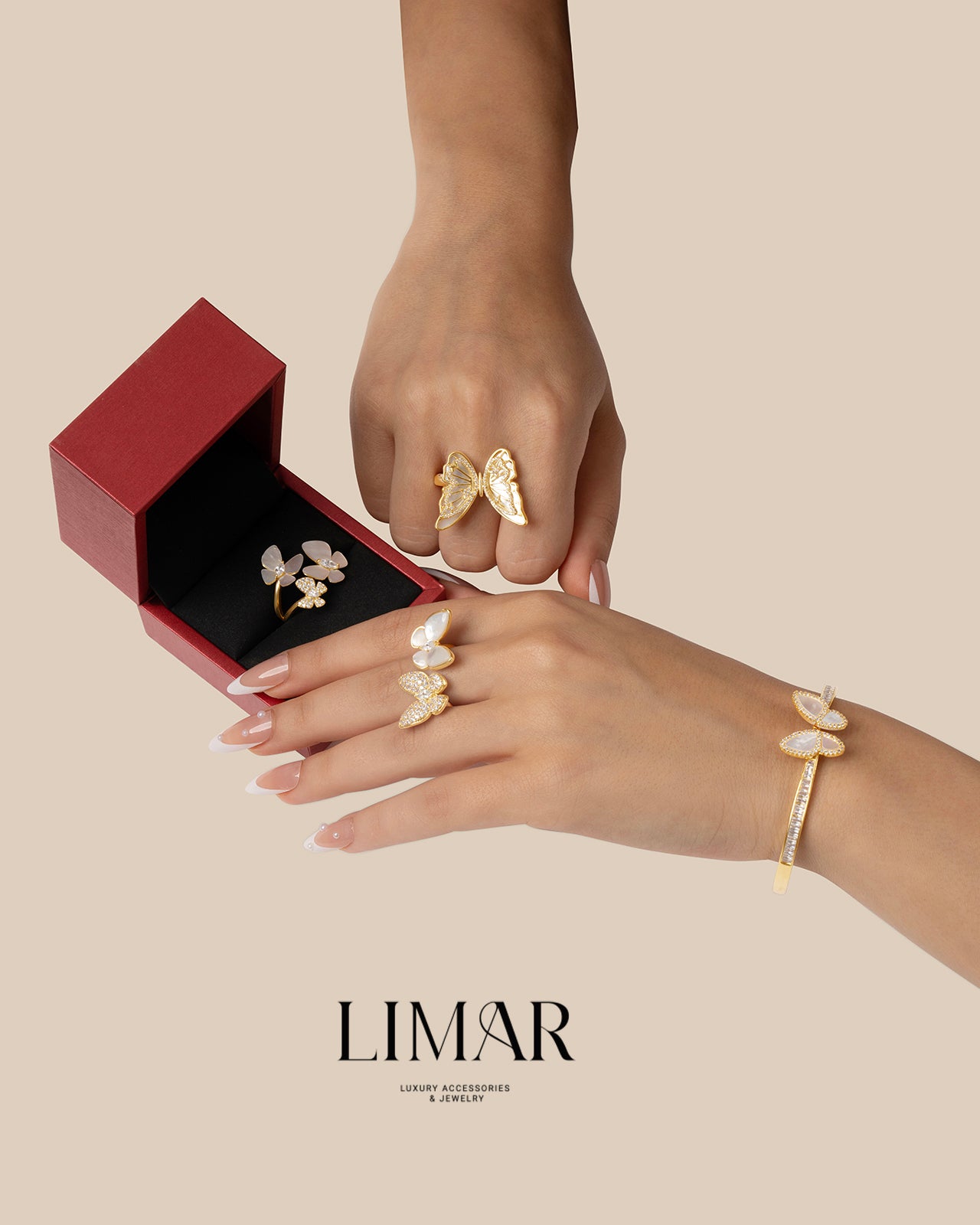 خاتم الفراشة صورة ثانوية