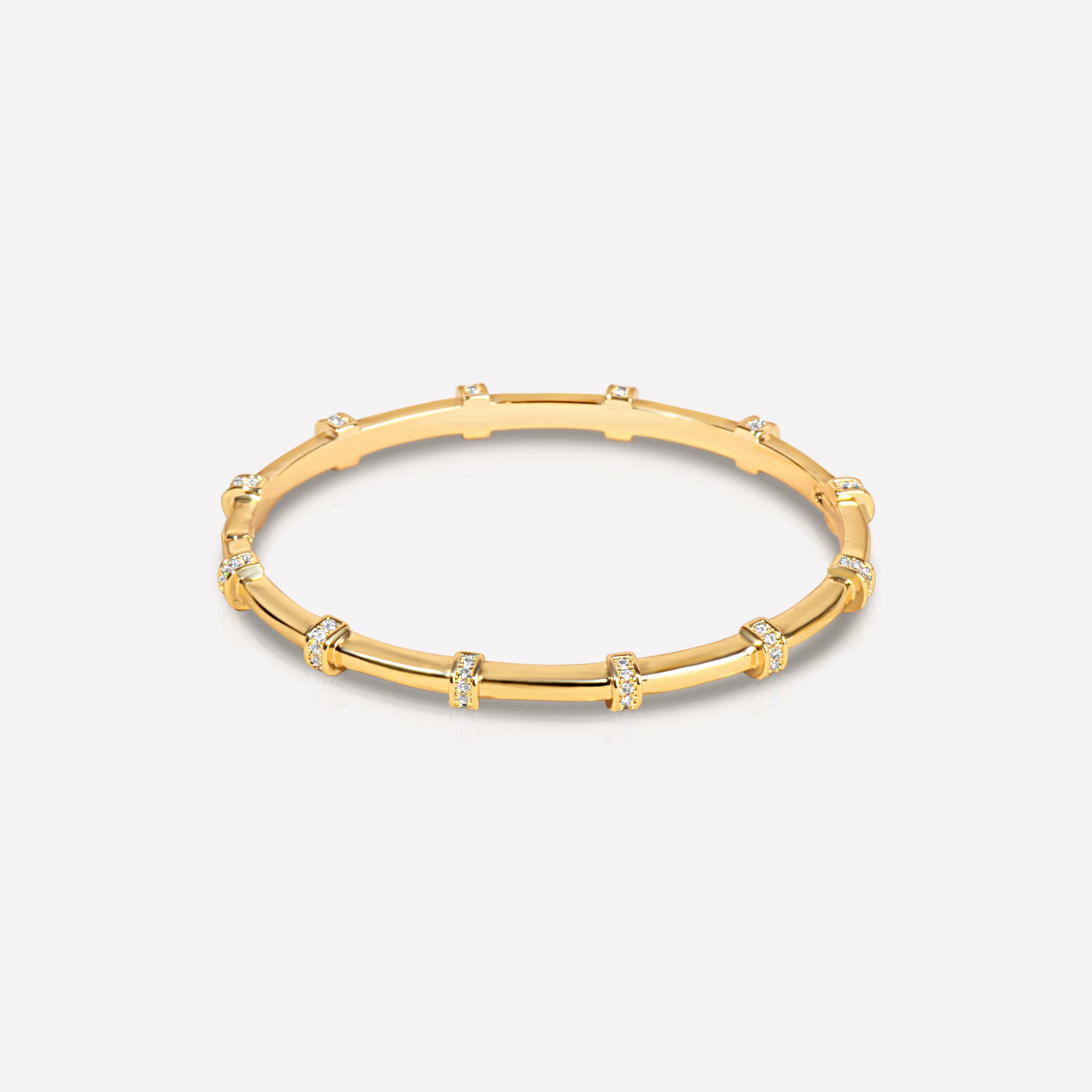 valentine day - 18k gold blated bangle Main image